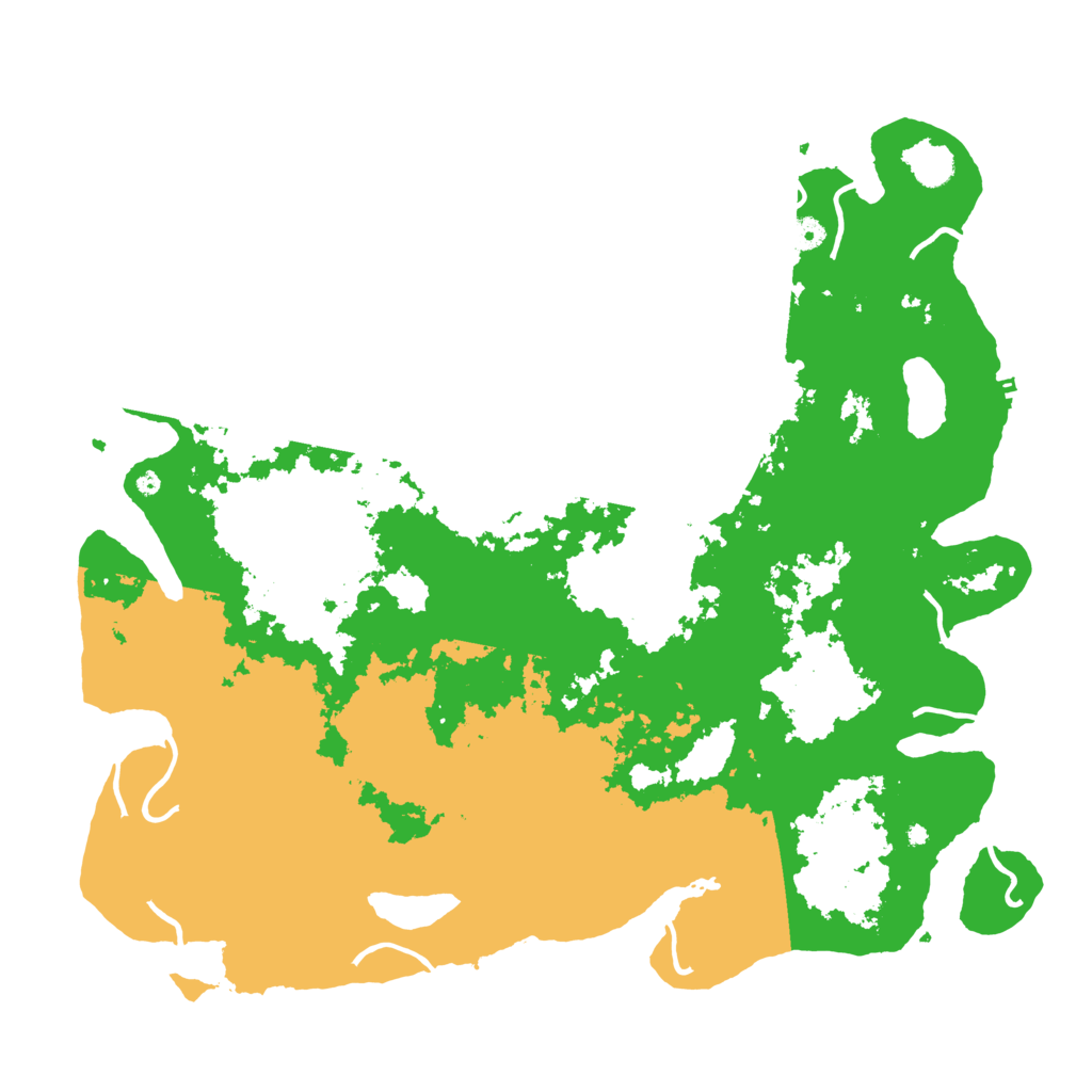 Biome Rust Map: Procedural Map, Size: 4800, Seed: 11