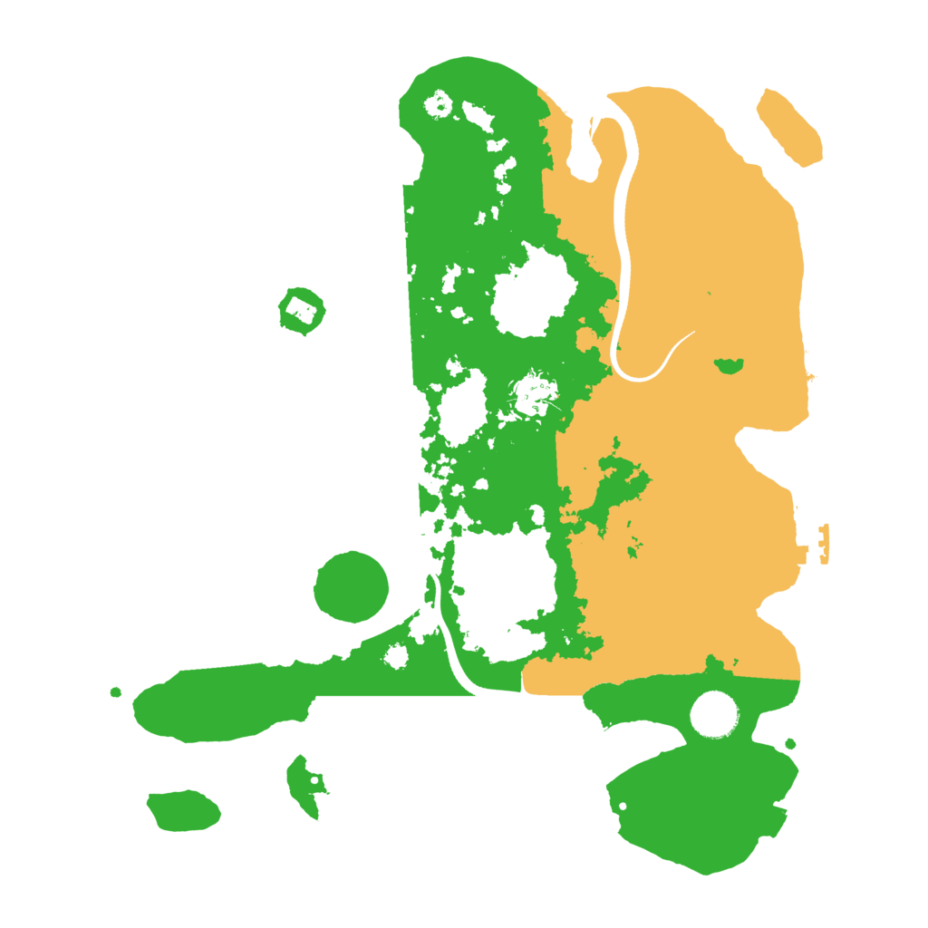 Biome Rust Map: Procedural Map, Size: 3500, Seed: 737149994