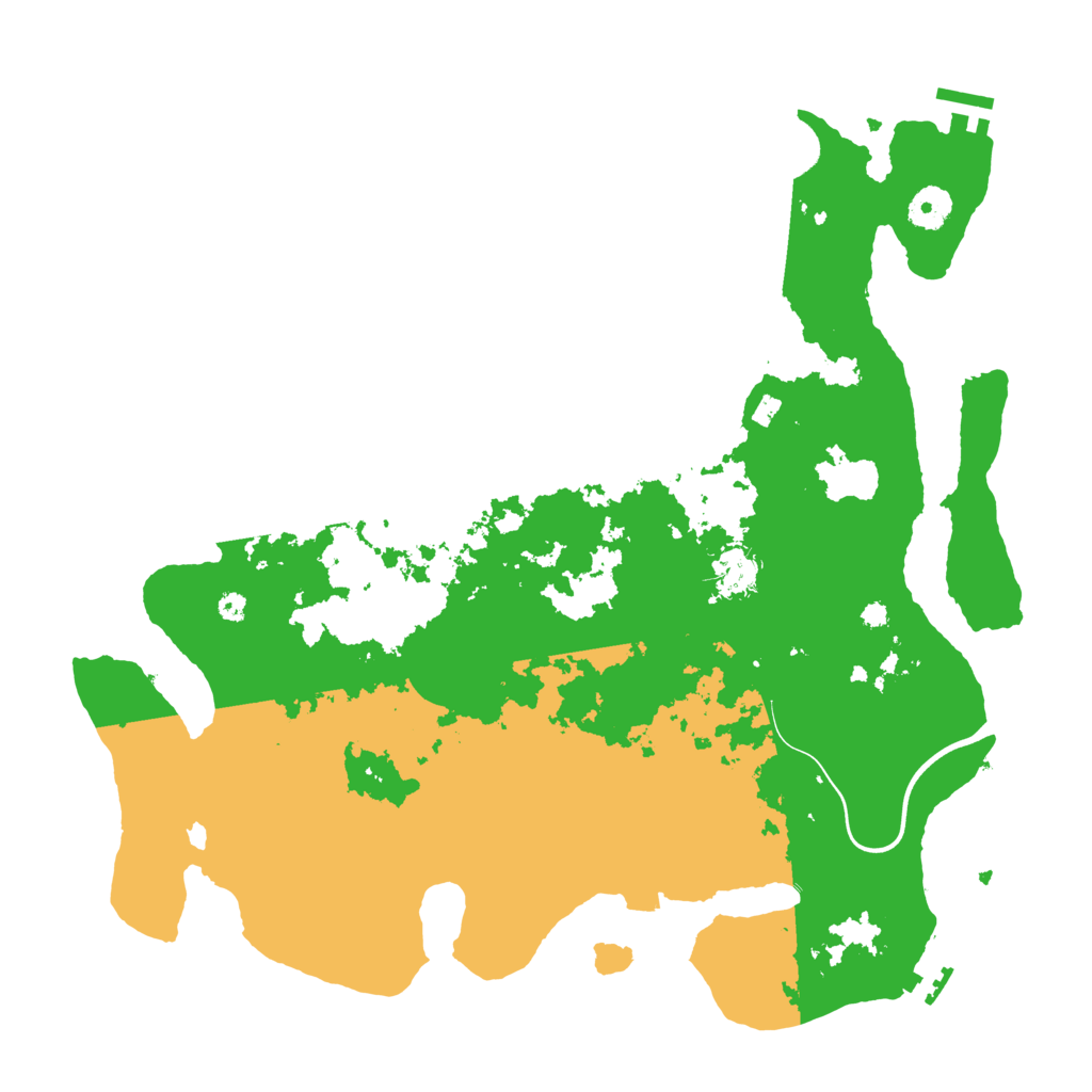 Biome Rust Map: Procedural Map, Size: 3850, Seed: 80370604