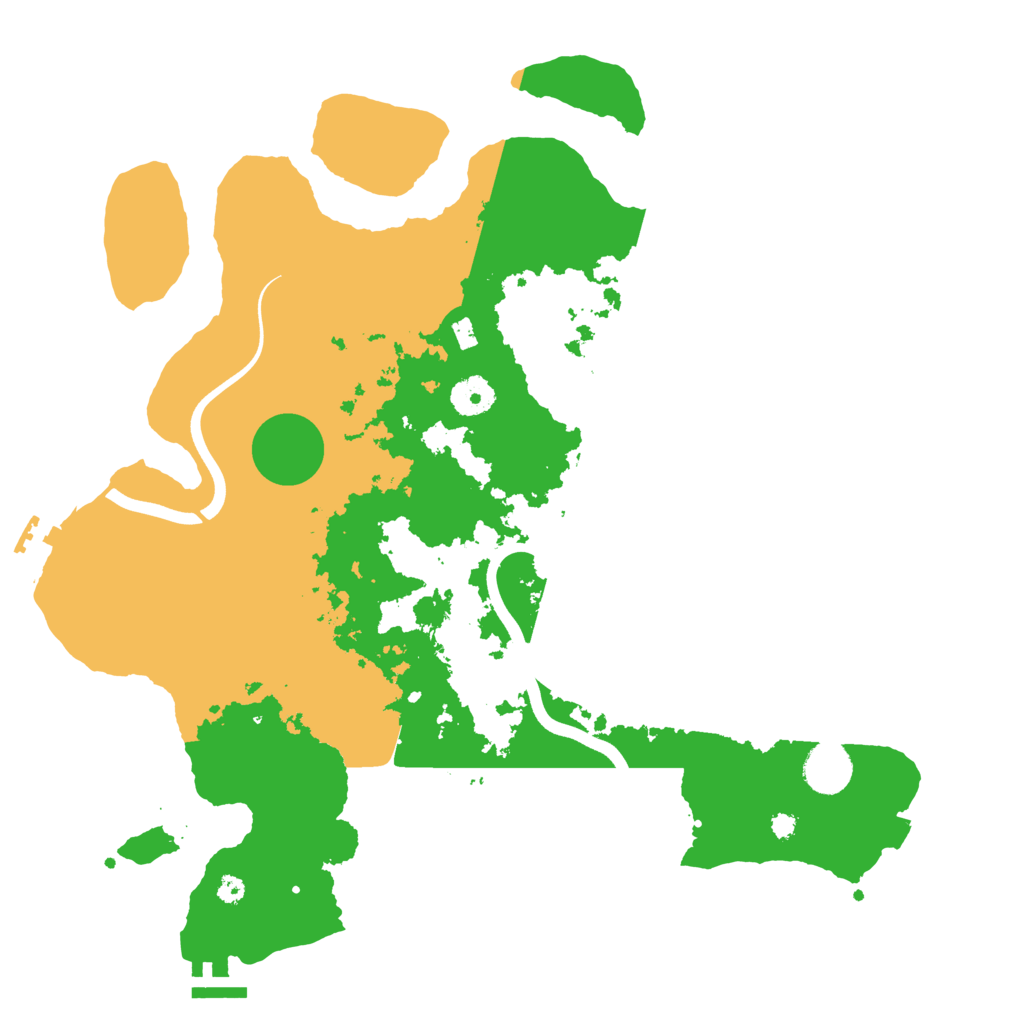 Biome Rust Map: Procedural Map, Size: 3750, Seed: 147439756