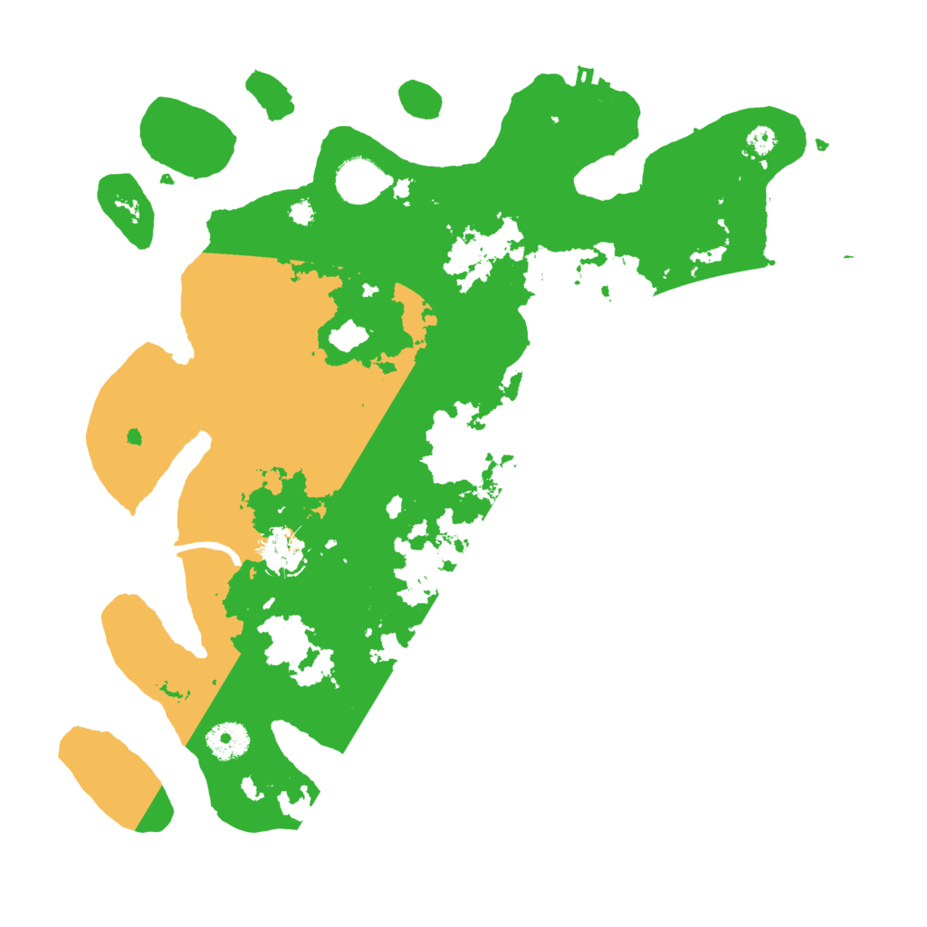 Biome Rust Map: Procedural Map, Size: 3500, Seed: 48607714