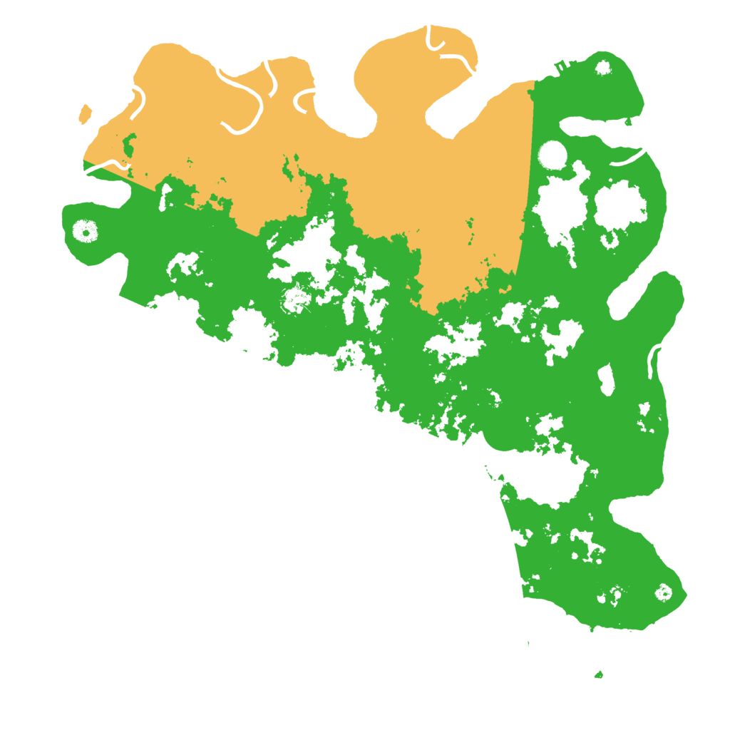 Biome Rust Map: Procedural Map, Size: 4500, Seed: 542039027