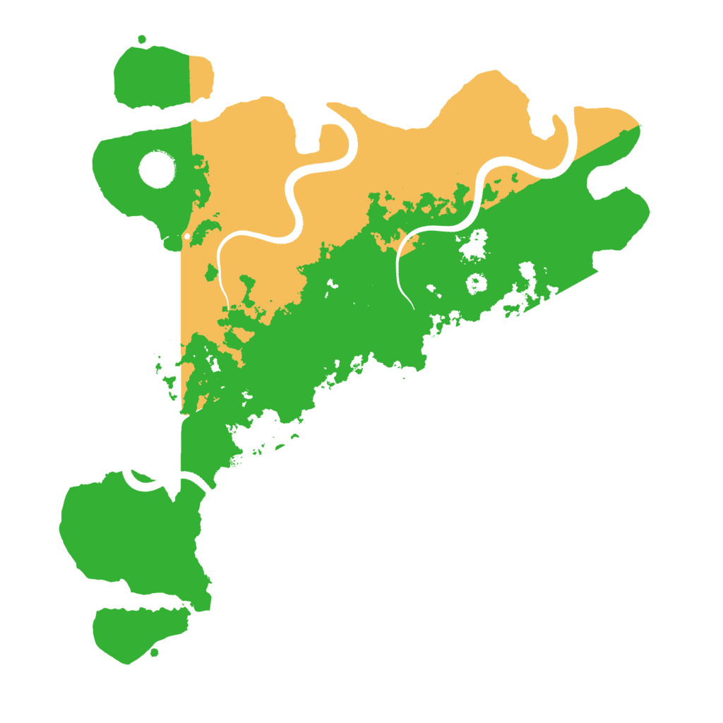 Biome Rust Map: Procedural Map, Size: 3500, Seed: 1739652903