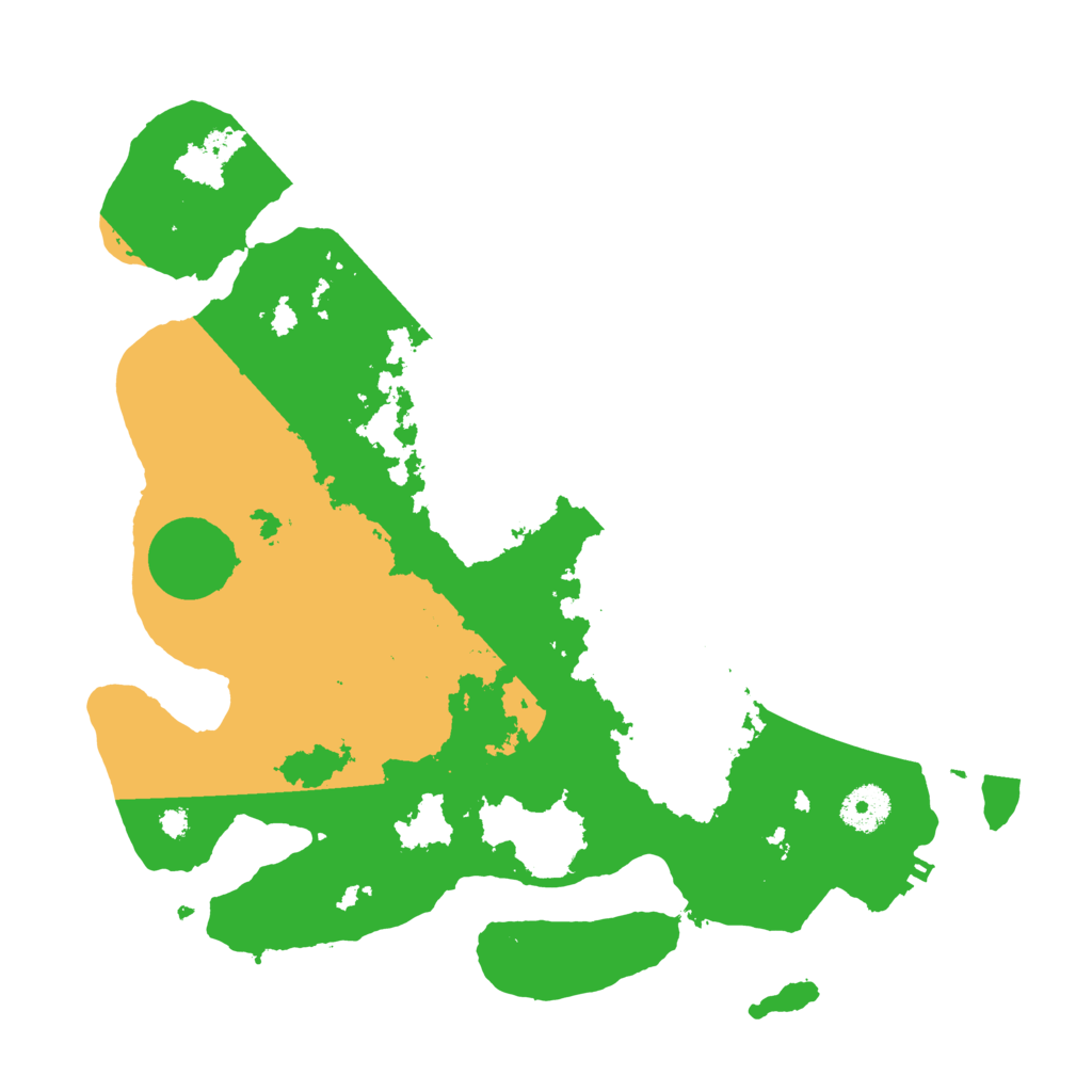 Biome Rust Map: Procedural Map, Size: 3500, Seed: 1501122564