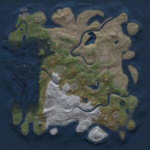 Thumbnail Rust Map: Procedural Map, Size: 4250, Seed: 1453724371, 17 Monuments