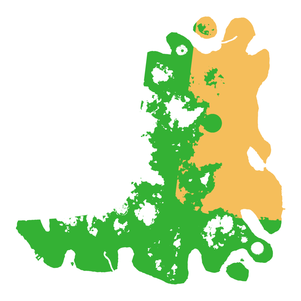 Biome Rust Map: Procedural Map, Size: 4250, Seed: 10943