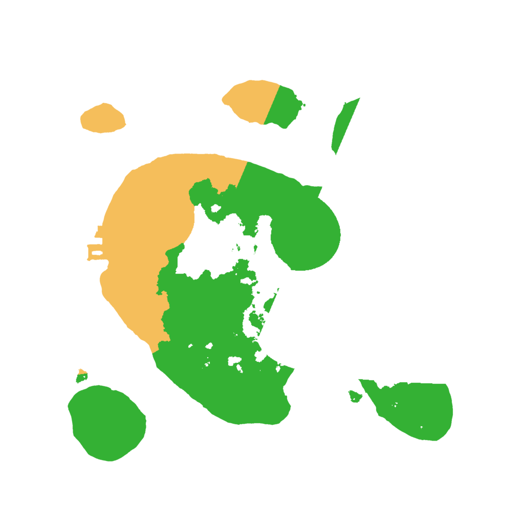 Biome Rust Map: Procedural Map, Size: 2000, Seed: 456425