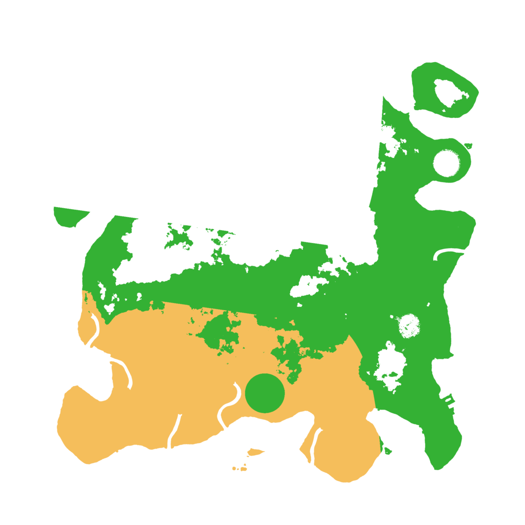 Biome Rust Map: Procedural Map, Size: 3500, Seed: 1237344975