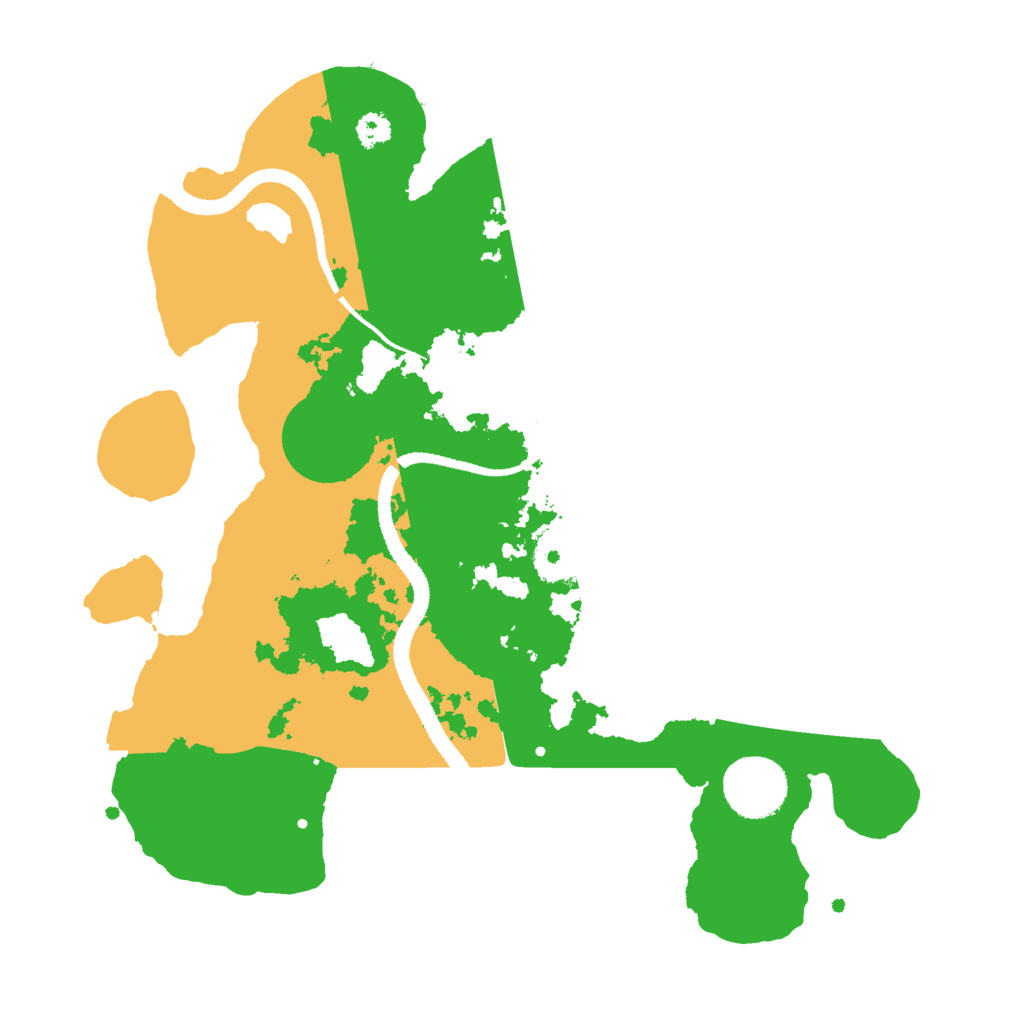 Biome Rust Map: Procedural Map, Size: 3000, Seed: 36113