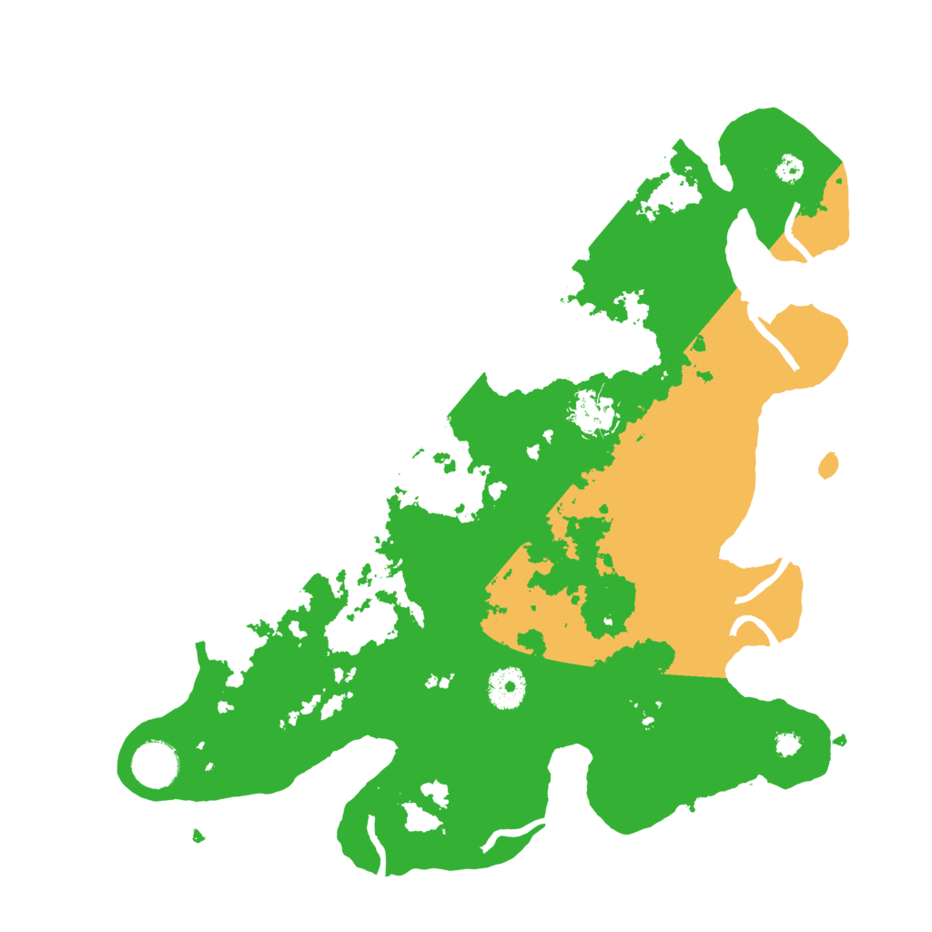 Biome Rust Map: Procedural Map, Size: 3500, Seed: 831153
