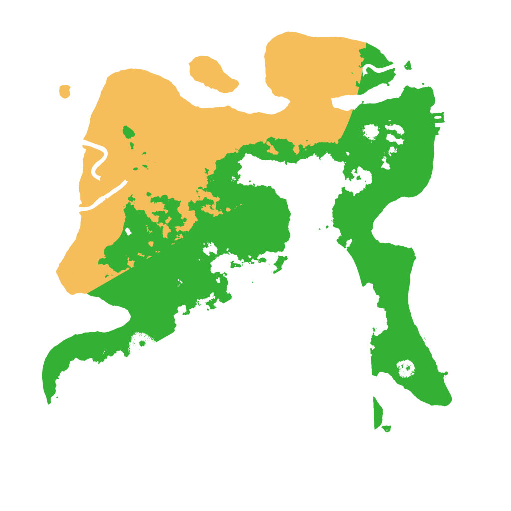 Biome Rust Map: Procedural Map, Size: 3000, Seed: 95431
