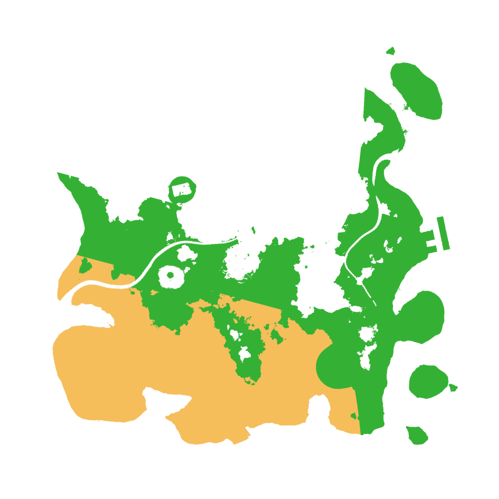 Biome Rust Map: Procedural Map, Size: 3000, Seed: 85069036