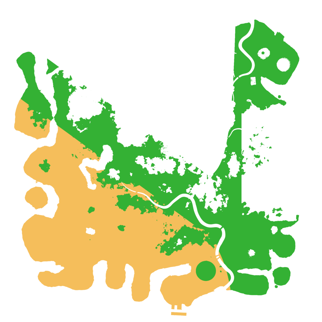 Biome Rust Map: Procedural Map, Size: 4250, Seed: 825655428