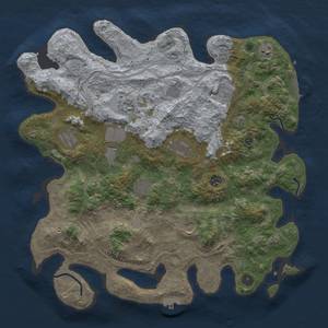 Thumbnail Rust Map: Procedural Map, Size: 4250, Seed: 1279751850, 20 Monuments