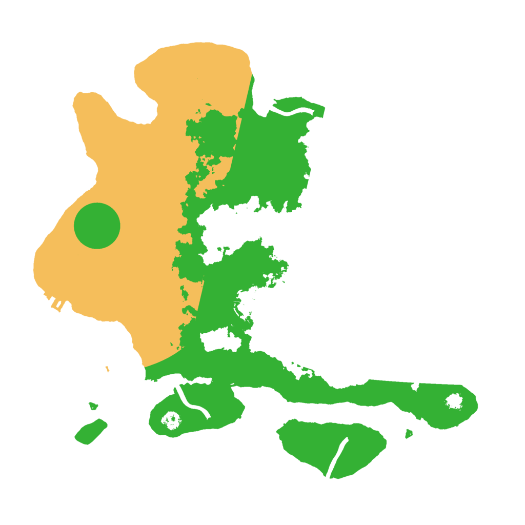 Biome Rust Map: Procedural Map, Size: 3000, Seed: 1976163989