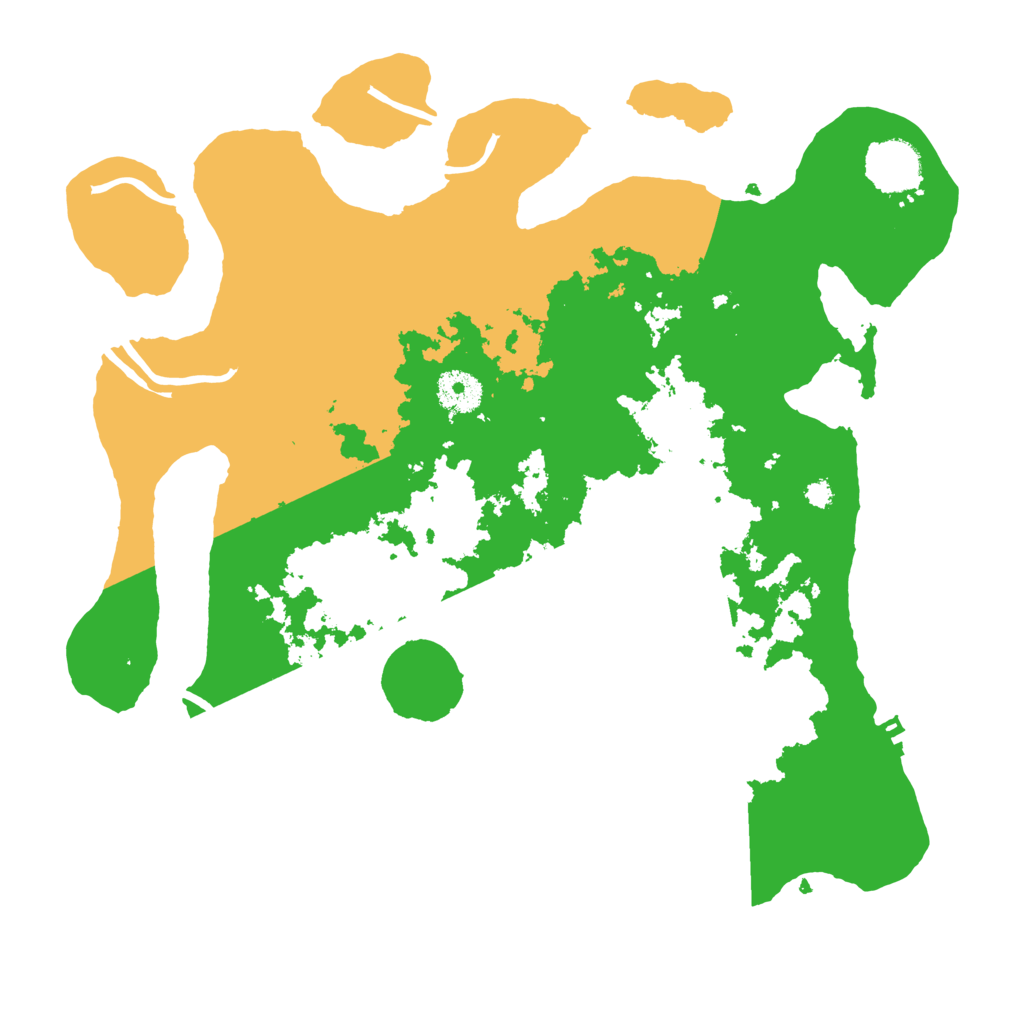 Biome Rust Map: Procedural Map, Size: 3500, Seed: 454125967