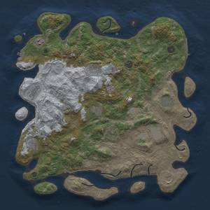 Thumbnail Rust Map: Procedural Map, Size: 4250, Seed: 357630073, 20 Monuments