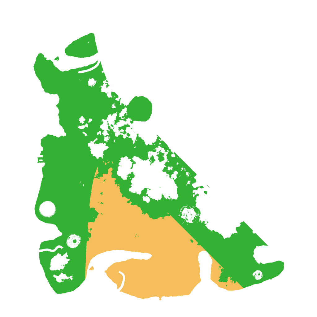 Biome Rust Map: Procedural Map, Size: 3500, Seed: 56614496
