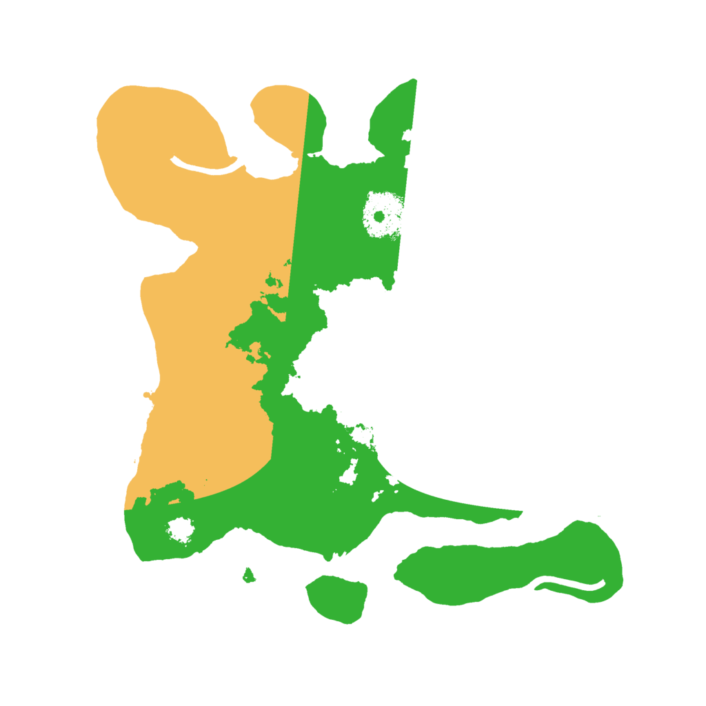Biome Rust Map: Procedural Map, Size: 2500, Seed: 1040933031