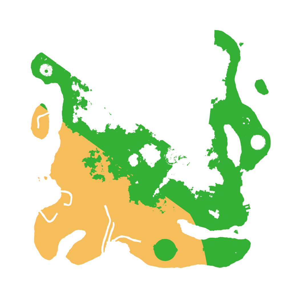 Biome Rust Map: Procedural Map, Size: 3500, Seed: 24482516