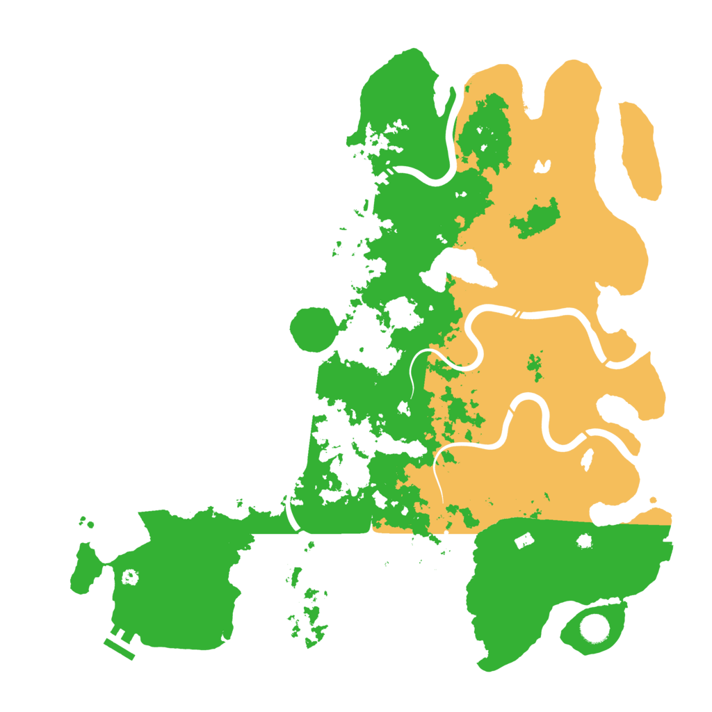 Biome Rust Map: Procedural Map, Size: 4300, Seed: 1895579061