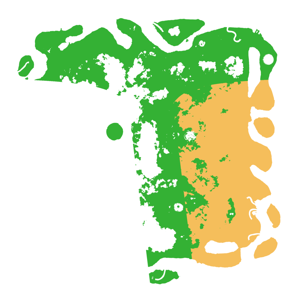 Biome Rust Map: Procedural Map, Size: 5000, Seed: 50792
