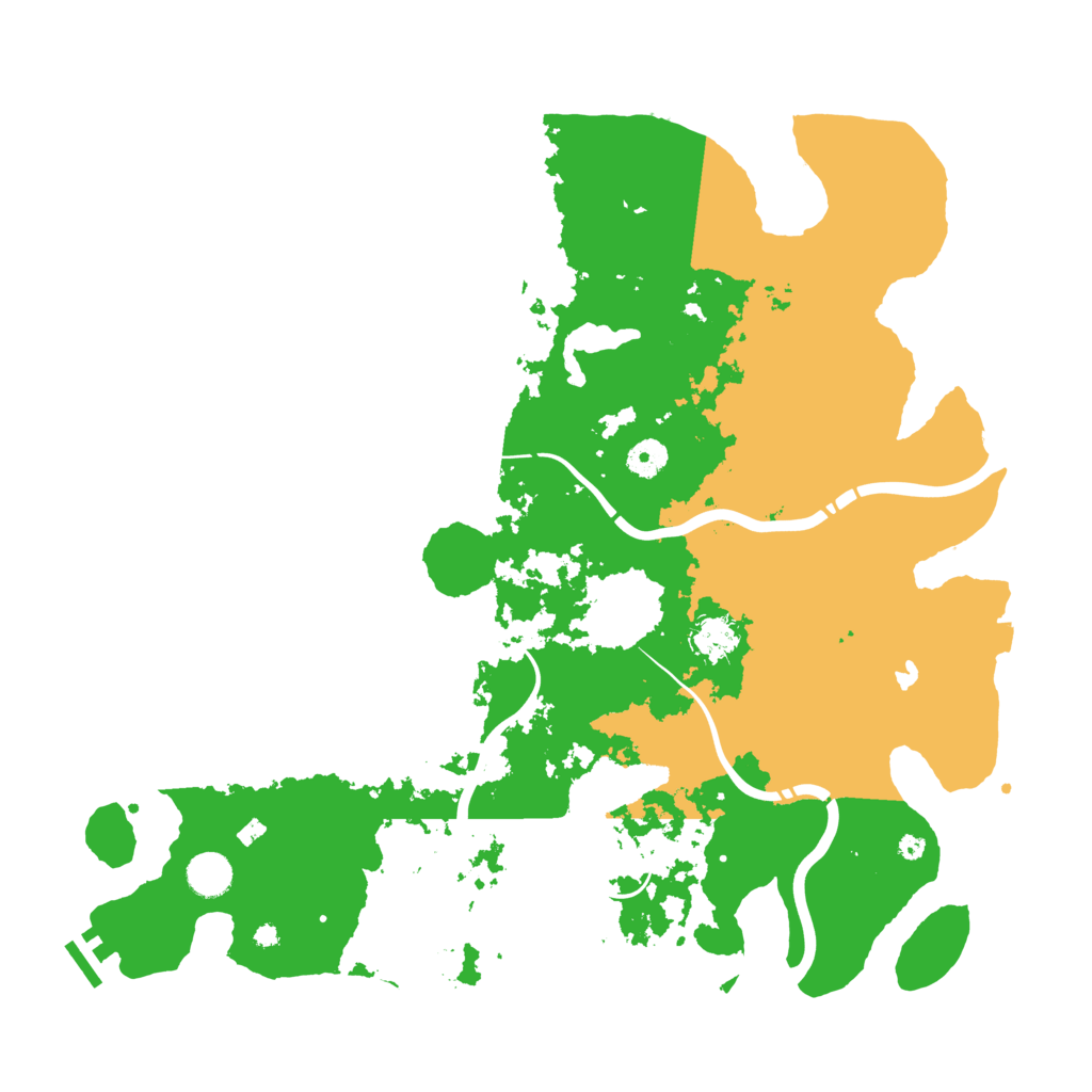 Biome Rust Map: Procedural Map, Size: 4252, Seed: 1628915384