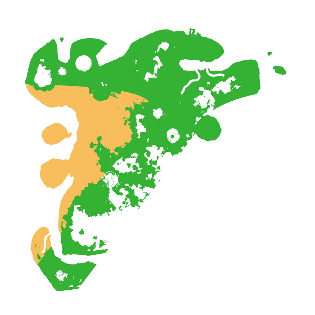 Biome Rust Map: Procedural Map, Size: 3500, Seed: 183265