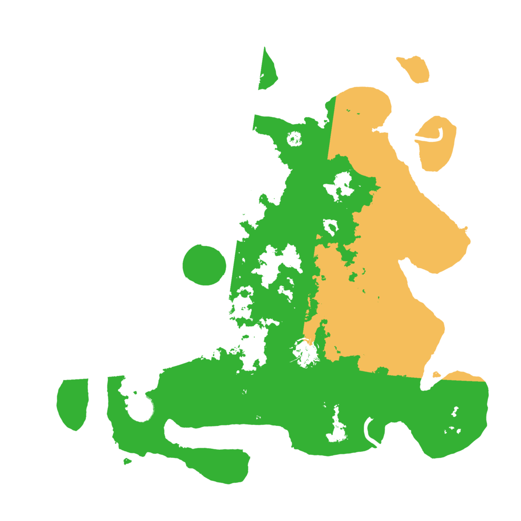 Biome Rust Map: Procedural Map, Size: 3500, Seed: 52266