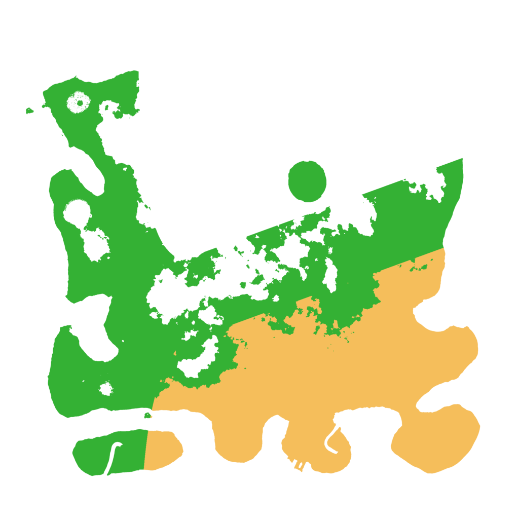 Biome Rust Map: Procedural Map, Size: 3600, Seed: 1457557547