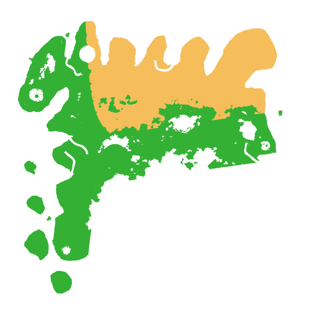 Biome Rust Map: Procedural Map, Size: 3500, Seed: 27762105