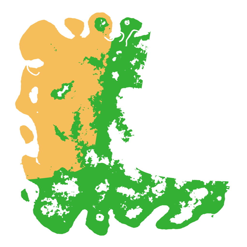 Biome Rust Map: Procedural Map, Size: 5000, Seed: 45678954