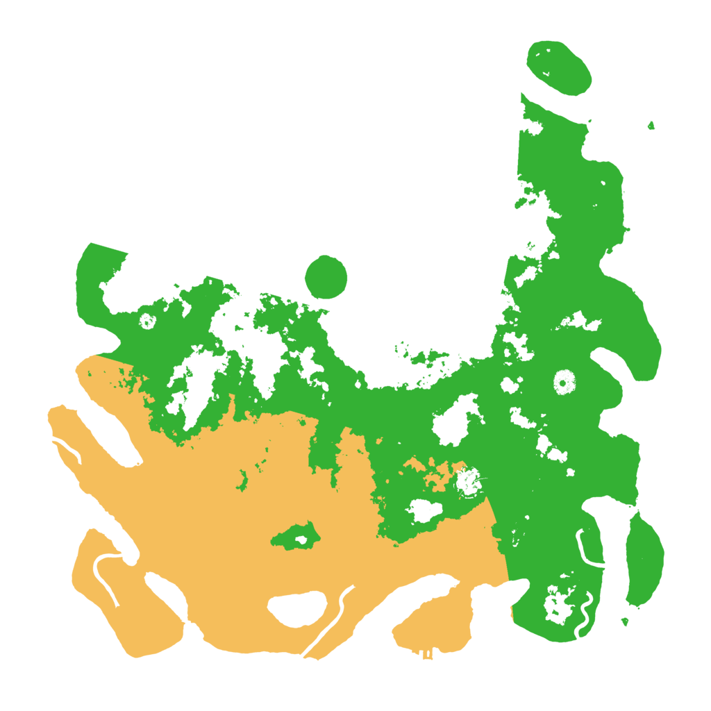 Biome Rust Map: Procedural Map, Size: 4500, Seed: 47627652