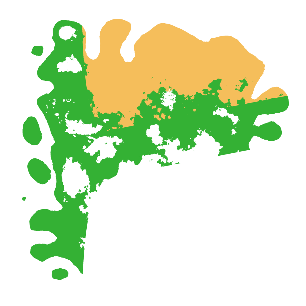 Biome Rust Map: Barren, Size: 4000, Seed: 1236