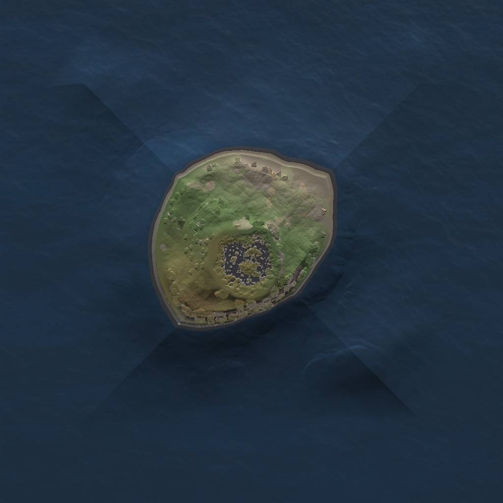 Rust Map: Procedural Map, Size: 1000, Seed: 2059925489, 3 Monuments