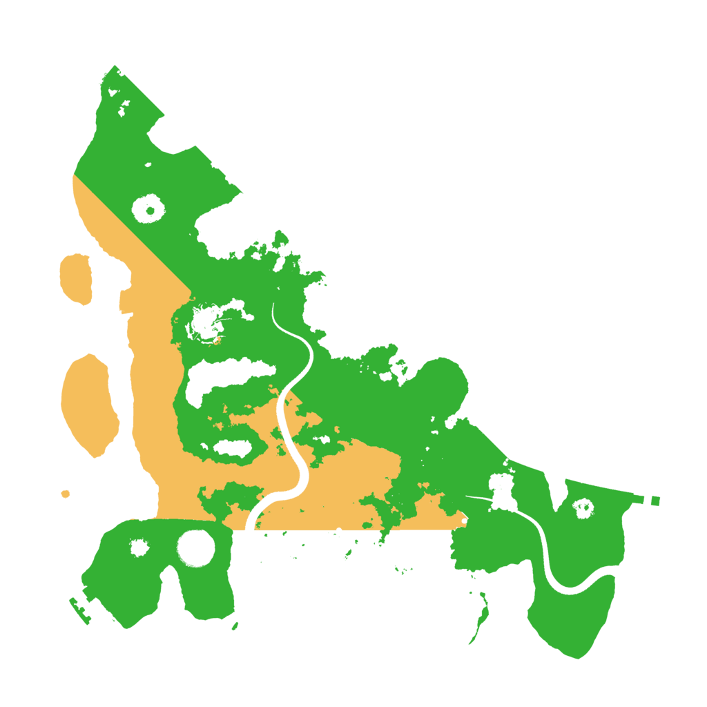 Biome Rust Map: Procedural Map, Size: 3500, Seed: 1875858405