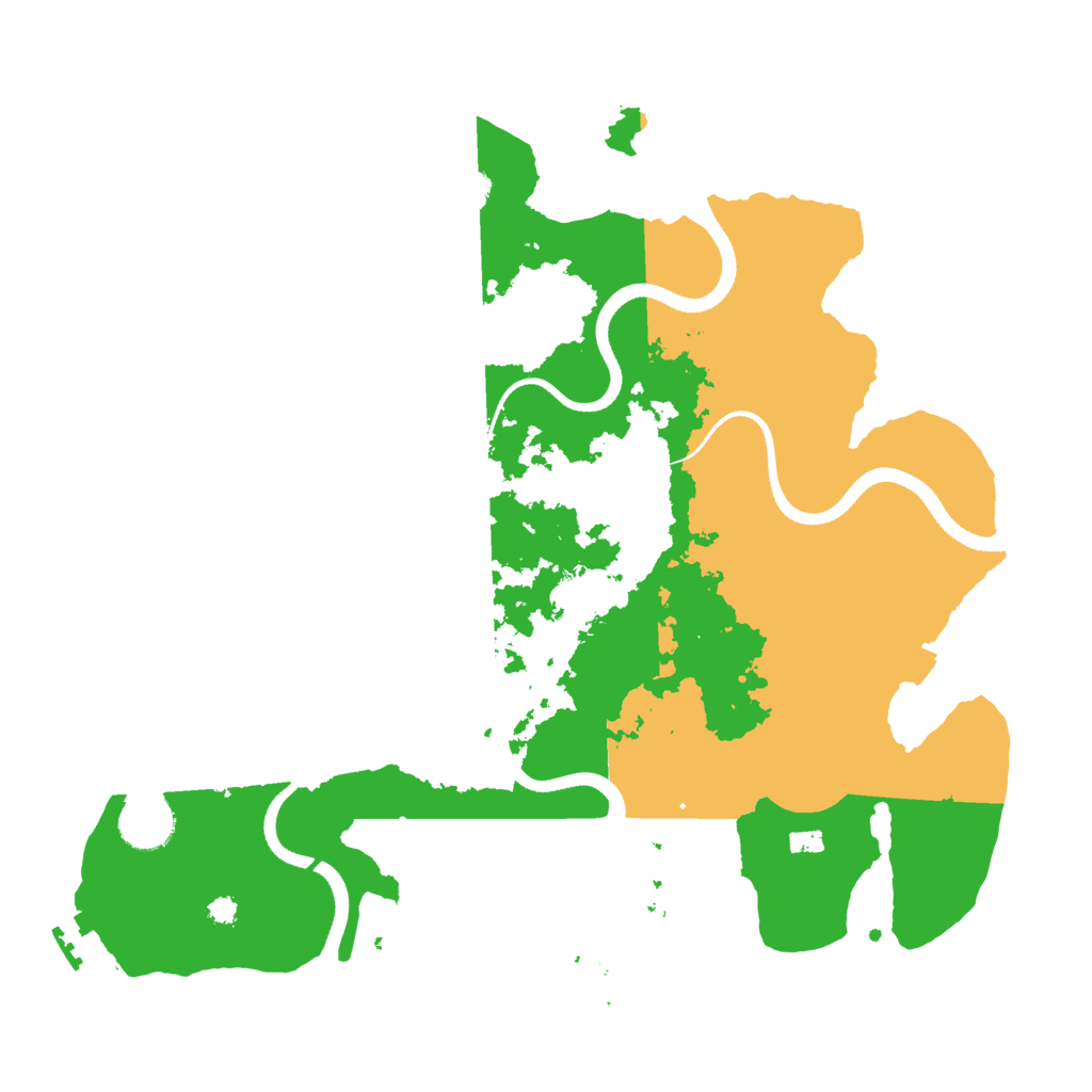Biome Rust Map: Procedural Map, Size: 3500, Seed: 1344567805