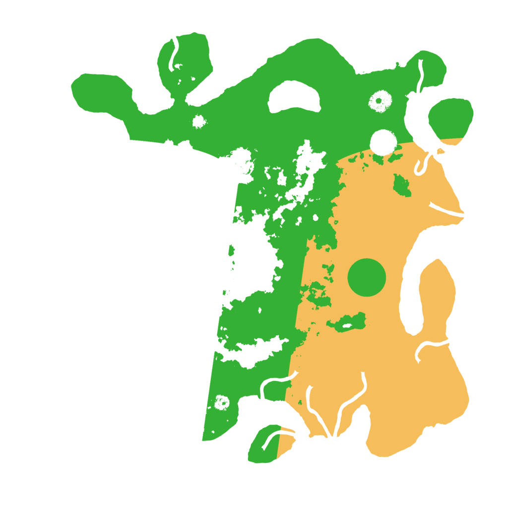 Biome Rust Map: Procedural Map, Size: 3500, Seed: 30892
