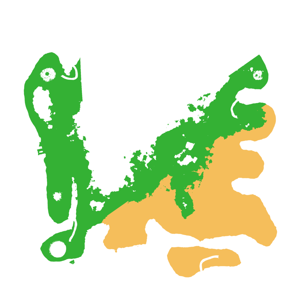 Biome Rust Map: Procedural Map, Size: 3200, Seed: 13402774