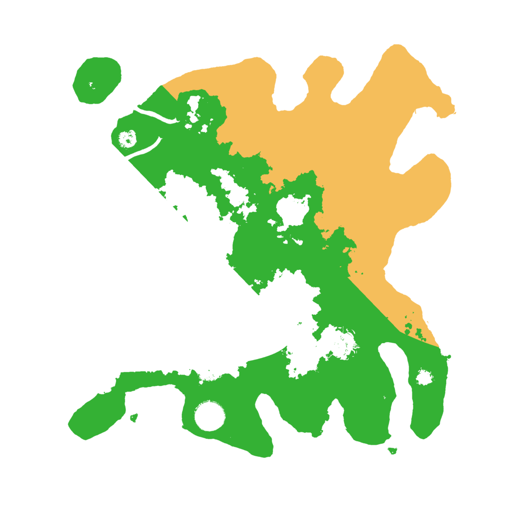 Biome Rust Map: Procedural Map, Size: 3000, Seed: 8956663