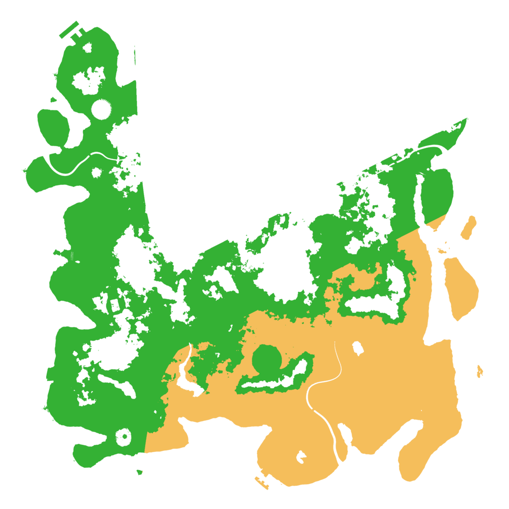 Biome Rust Map: Procedural Map, Size: 4500, Seed: 705