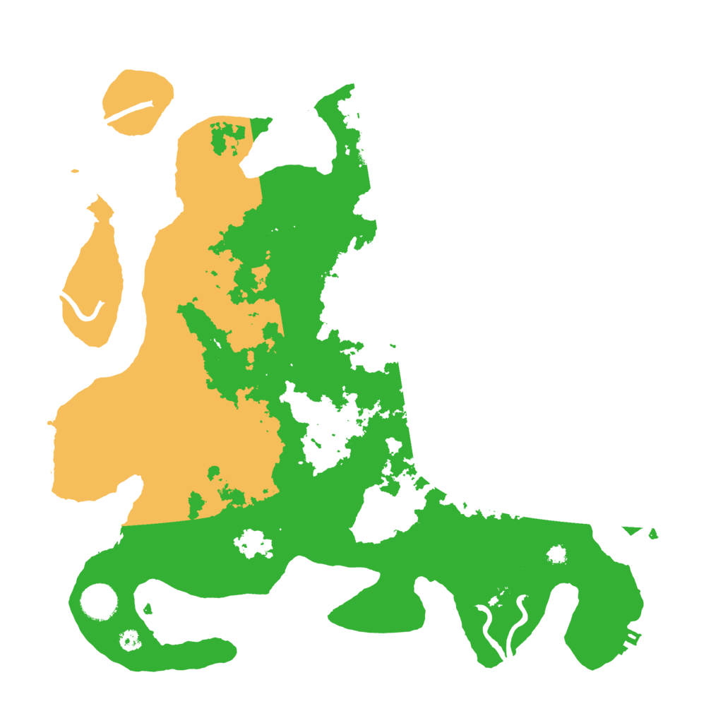 Biome Rust Map: Procedural Map, Size: 3500, Seed: 1488920884