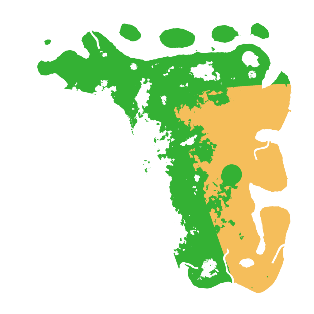 Biome Rust Map: Procedural Map, Size: 4100, Seed: 15332