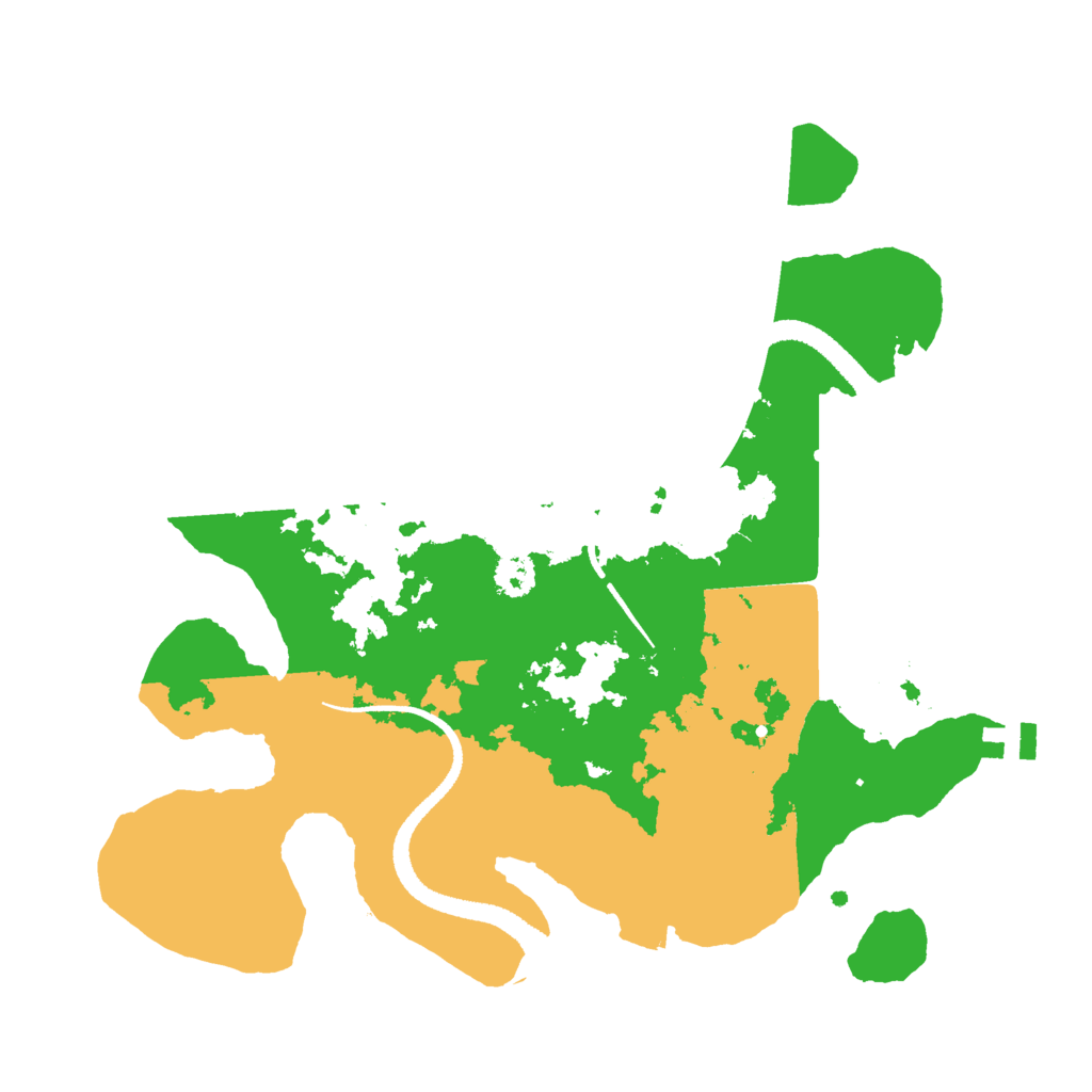 Biome Rust Map: Procedural Map, Size: 2680, Seed: 536168431