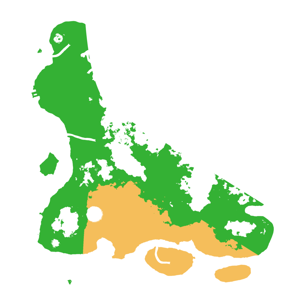 Biome Rust Map: Procedural Map, Size: 3500, Seed: 561702775
