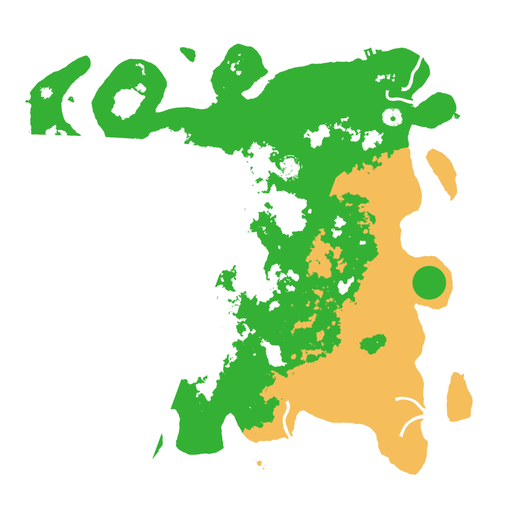 Biome Rust Map: Procedural Map, Size: 4000, Seed: 6901