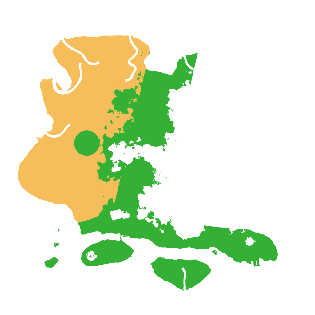 Biome Rust Map: Procedural Map, Size: 3300, Seed: 1976163989