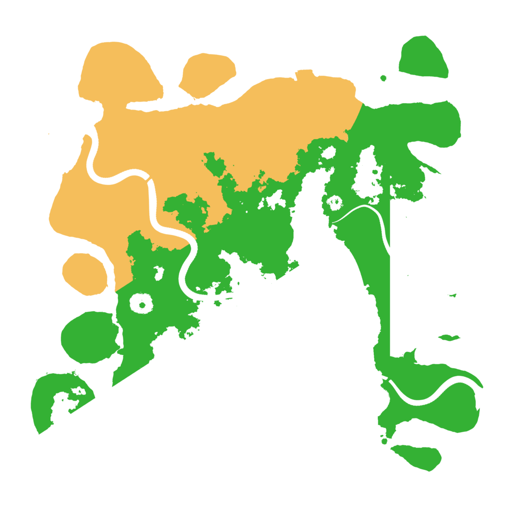 Biome Rust Map: Procedural Map, Size: 3500, Seed: 1664281512