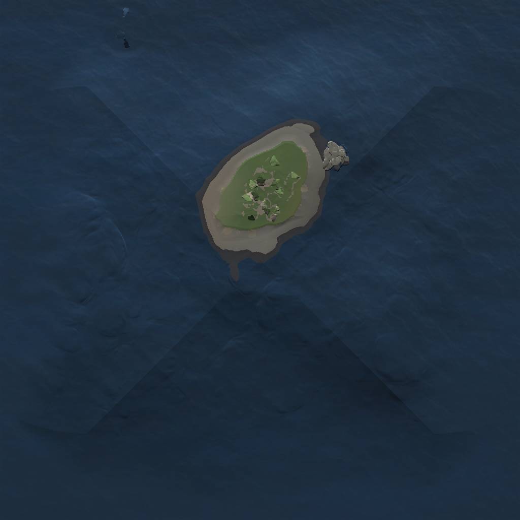 Rust Map: Procedural Map, Size: 1000, Seed: 635283652, 3 Monuments