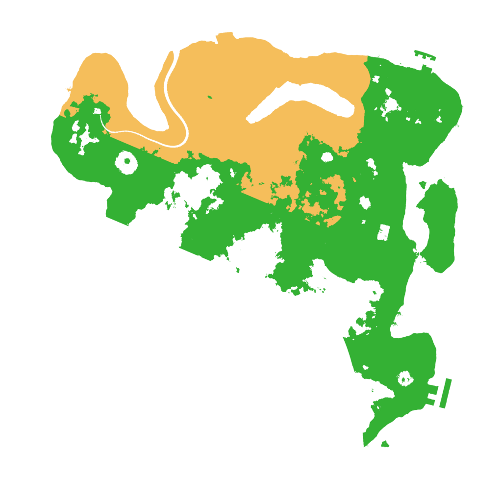 Biome Rust Map: Procedural Map, Size: 3400, Seed: 66674439
